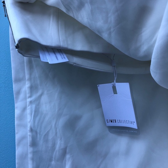 NWT C/MEO Collective Ivory The Runaway Bustier Top - Picture 4 of 7